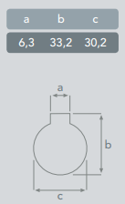 DINSE BEK 50/70 Kabelbøsning